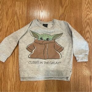Star Wars Baby Yoda Sweater 6-9 Months
